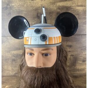 BB-8 Star Wars Mickey Mouse Ears Disney Parks WDW Hat Adult Size Fast Shipping